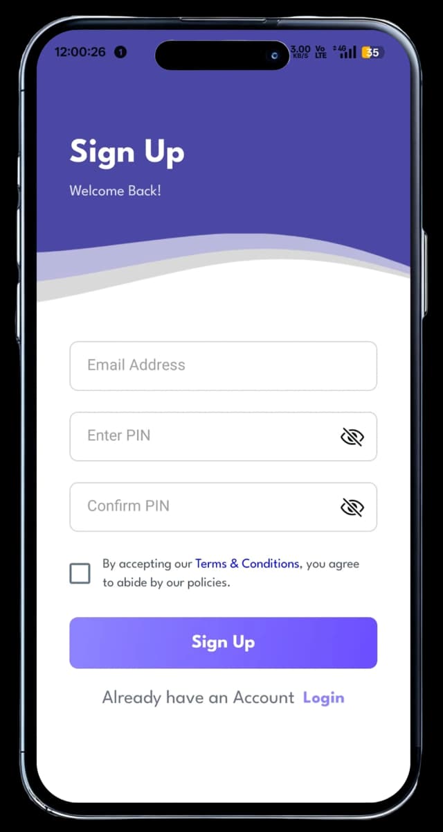 Create account
